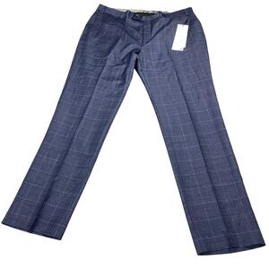 Calvin Klein Men’s Slim-Fit Wool Blend Suit Separates Pants 40X32 Blue - $135